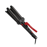 Revlon, Wave Master Jumbo Waver – 3-Pong Ceramic Barrel, Tourmaline Coating, Adjustable Heat – Beachy Waves Made Easy