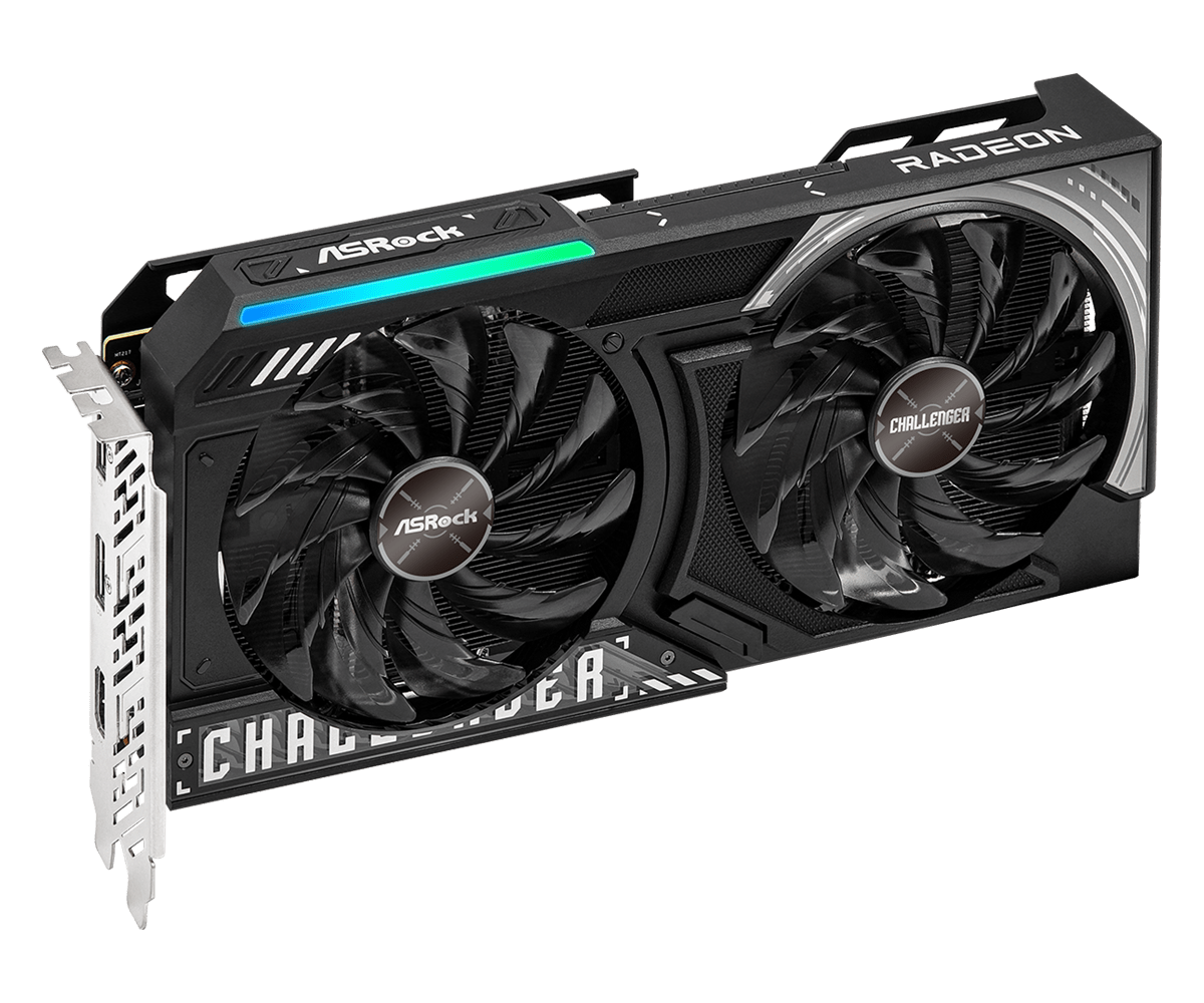 ASRock AMD Radeon RX 9060 XT Challenger, 16GB GDDR6 OC Graphics Card