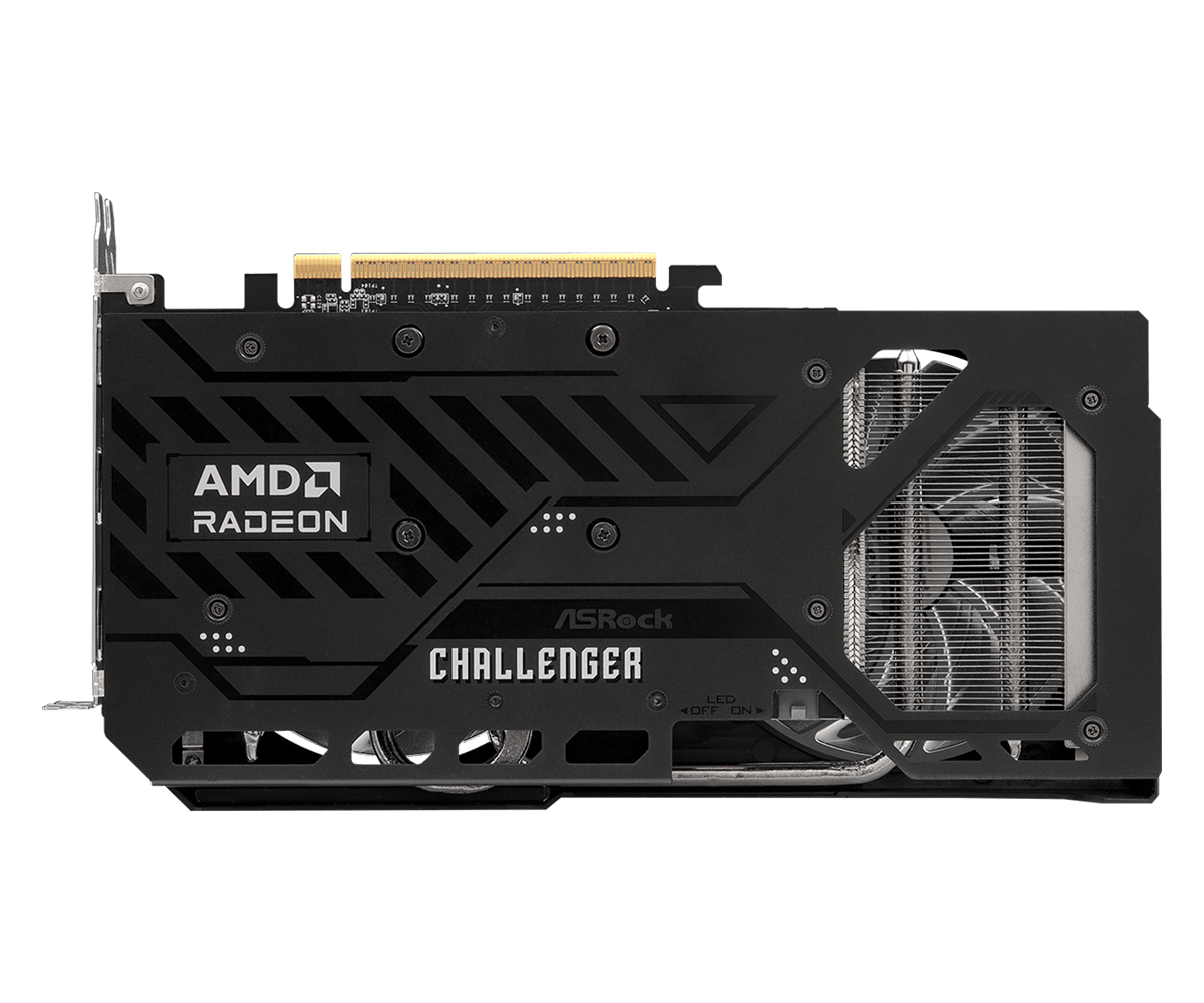 ASRock AMD Radeon RX 9060 XT Challenger, 16GB GDDR6 OC Graphics Card