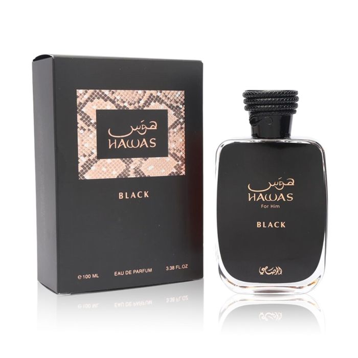 رأساسي حواس بلاك أو دو بارفان للرجال - 100ml