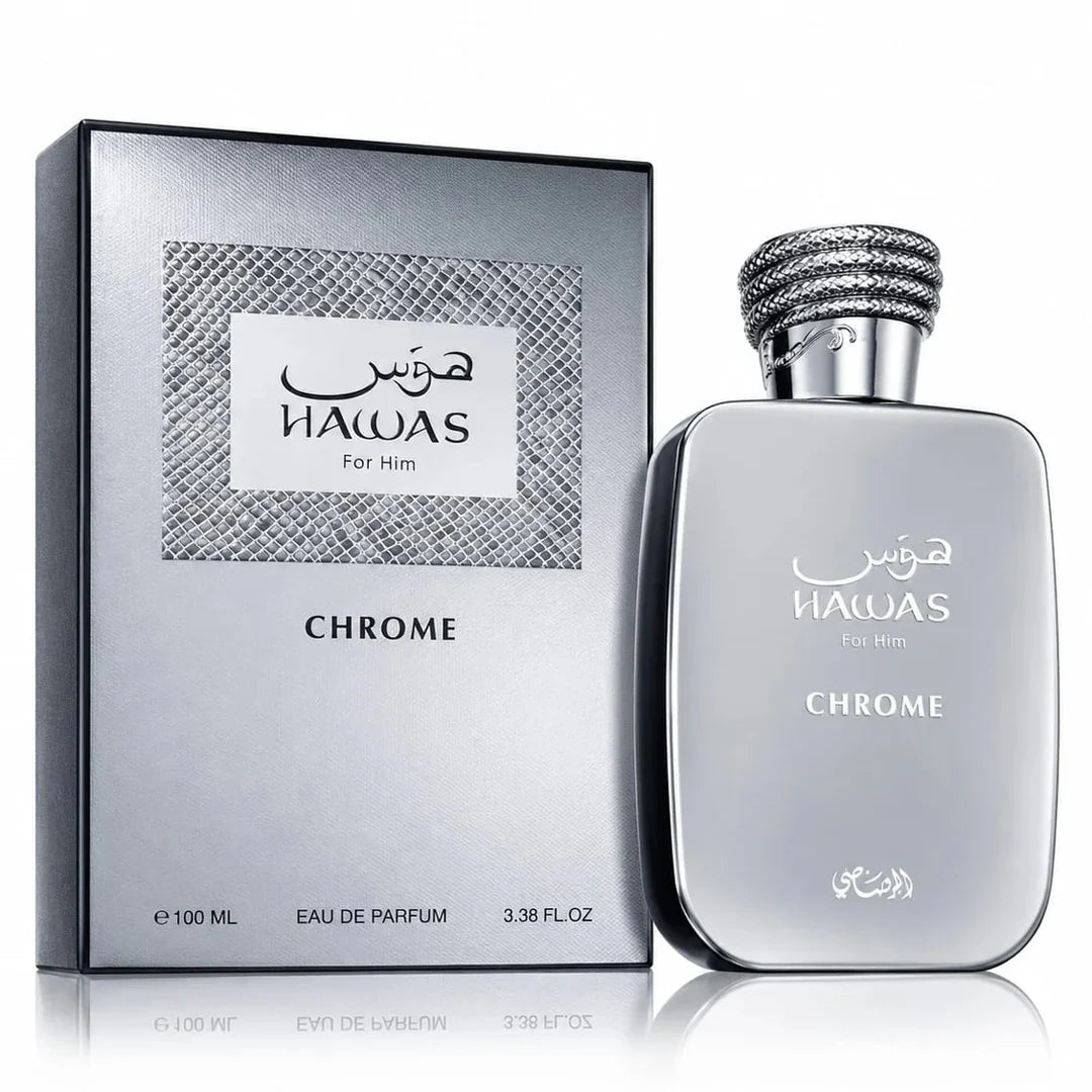 رصاصي عطر حواس كروم أو دو بارفيوم للرجال - 100 مل