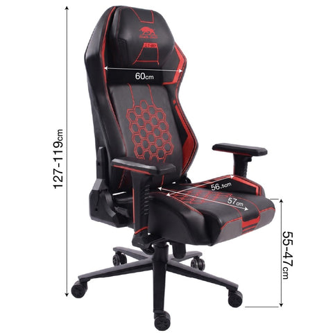 Black Bull Super Pro Gaming Chair - Red