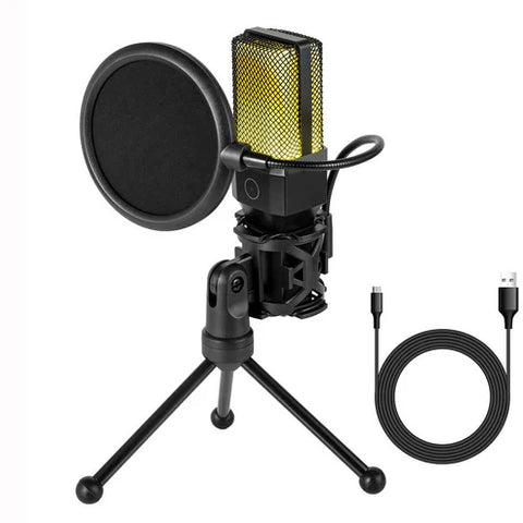 Redragon GM212, ADNE RGB Streaming Microphone - Black