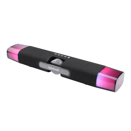 ريدراجون GS512، سماعات سطح مكتب لاسلكية مع إضاءة RGB – أسود
