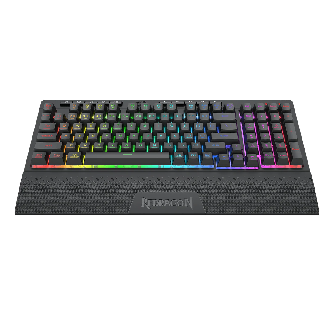 ريدراجون K515، شيفا لوحة مفاتيح ألعاب غشائية RGB سلكية - أسود
