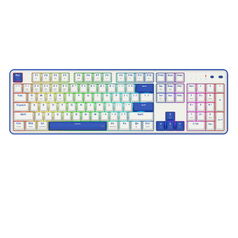 Redragon FAYE K685, PRO 104 Keys, 3-Modes, 100% Wireless Gasket RGB Mechanical Gaming Keyboard, Linear Red Switch