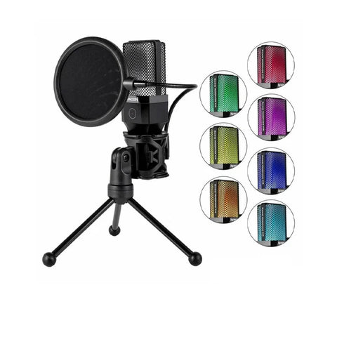 Redragon GM212, ADNE RGB Streaming Microphone - Black