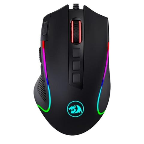 Redragon M612, Predator 8000 DPI RGB Wired Optical Gaming Mouse - Black