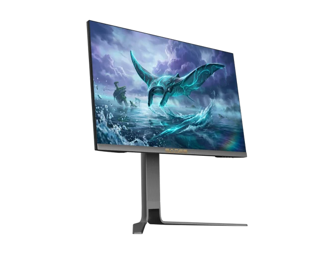 Sades Reef Manta-27 Pro SA-F02U27 27" Dual Mode(UHD 4K 160HZ OR FHD 320 HZ), 0.3ms Response Time, HDMI 2.1, Fast IPS Panel Flat Gaming Monitor - Gray