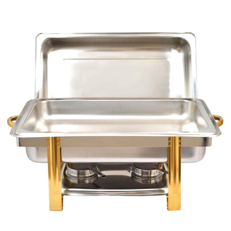 Rectangular Gold Full Size Chaffer - 8.5L