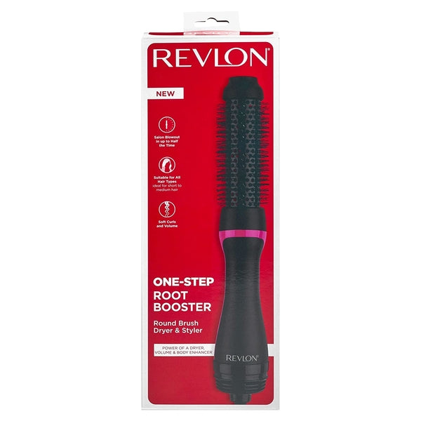 Revlon, One-Step Style Booster Round Brush Dryer & Styler – 38mm Ceramic Barrel, Ionic Technology, Fast Blow-Dry & Styling