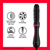 Revlon, One-Step Style Booster Round Brush Dryer & Styler – 38mm Ceramic Barrel, Ionic Technology, Fast Blow-Dry & Styling