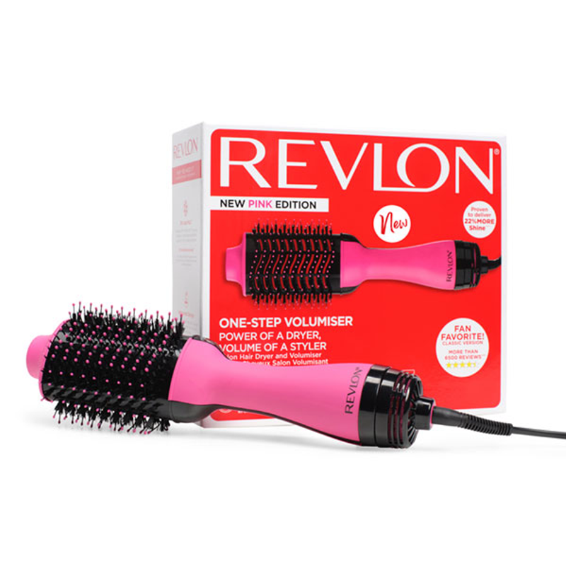 Revlon, One-Step Hair Dryer & Volumiser – New Pink Edition