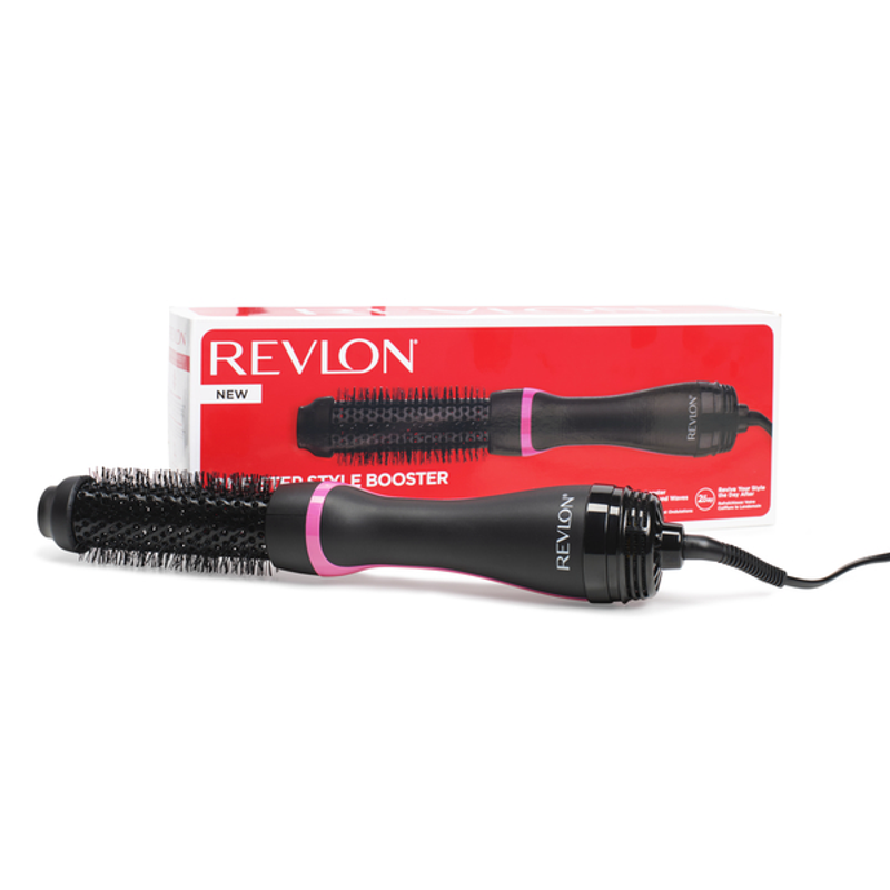 Revlon, One-Step Style Booster Round Brush Dryer & Styler – 38mm Ceramic Barrel, Ionic Technology, Fast Blow-Dry & Styling