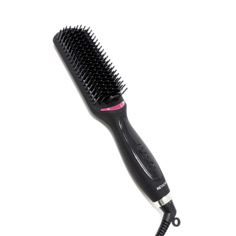 Revlon, Salon One-Step Extra-Long Heated Straightening HairBrush – Ceramic, LCD, 430°F