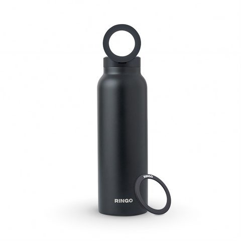 Ringo Water Bottle  32 OZ - SCREW LID 946 ml - Black