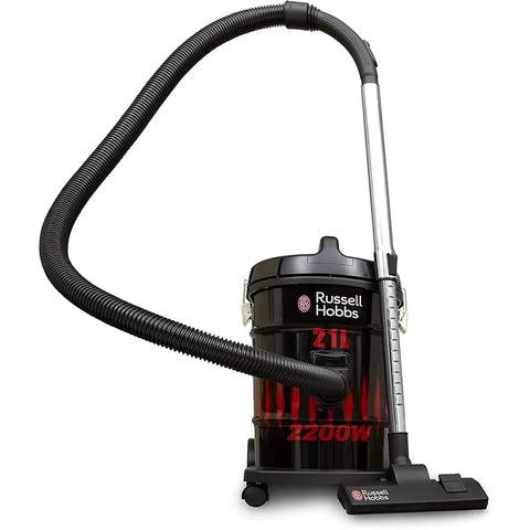 Russell Hobbs 2X 21L 2200Watts Heavy Duty Vacuum Cleaner - Black/Red