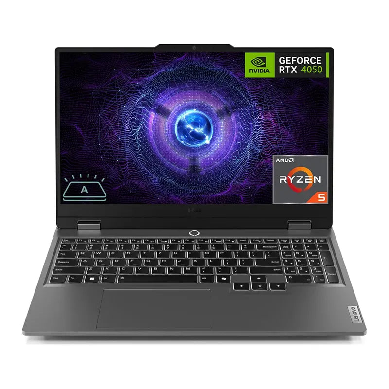 Lenovo LOQ Gaming Laptop, Ryzen 5 7235HS, RTX 4050 6GB, 16GB RAM, 512GB SSD, 15.6" 144Hz, Win 11