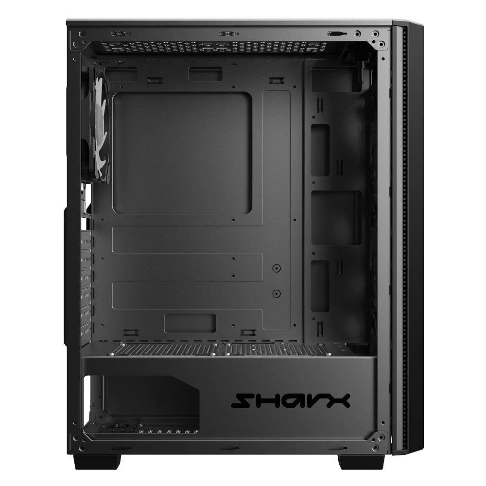 جهاز كمبيوتر ألعاب بمعالج AMD رايزن 5 9600X، بطاقة رسومات RTX 5060، وذاكرة DDR5 رام بسعة 16GB