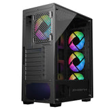 جهاز كمبيوتر ألعاب بمعالج AMD رايزن 5 9600X، بطاقة رسومات RTX 5060، وذاكرة DDR5 رام بسعة 16GB