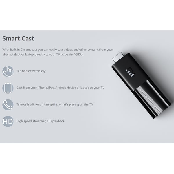 جهاز تلفزيون شاومي 4K HDMI 8 جيجابايت أسود MDZ-24-AB