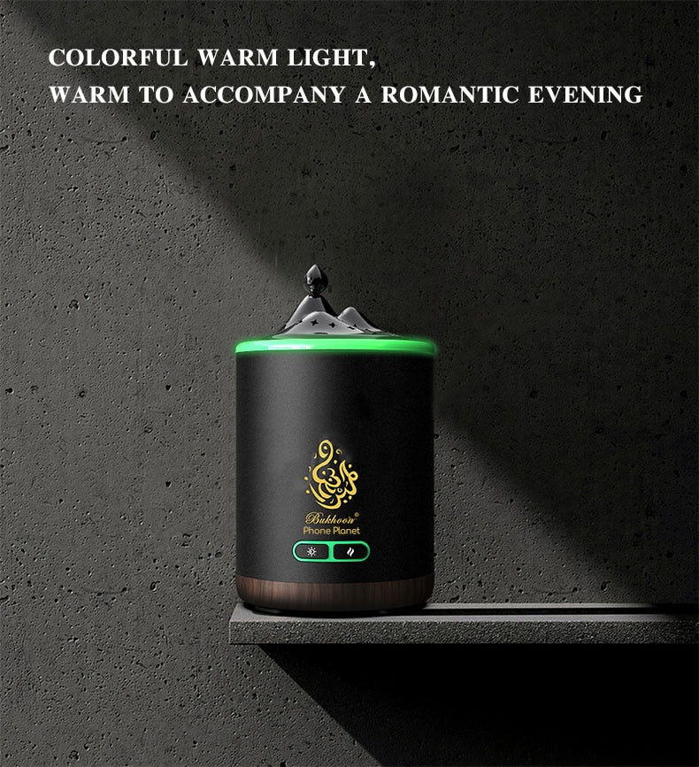 KKF, Exquisite Mountain Bukhoor Burner and USB Rechargeable Incense Diffuser