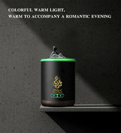 KKF, Exquisite Mountain Bukhoor Burner and USB Rechargeable Incense Diffuser