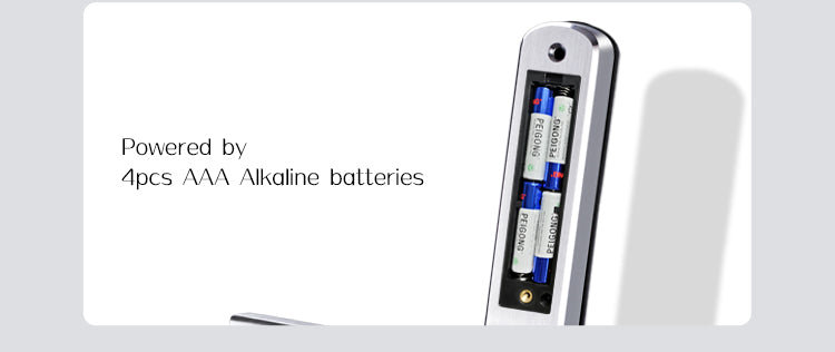 غوبيتا، قفل ذكي TTLock بمعيار IP65 للأبواب الألومنيوم مع بصمة الإصبع وبطاقة والتحكم عبر تطبيق Wi-Fi