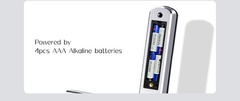 غوبيتا، قفل ذكي TTLock بمعيار IP65 للأبواب الألومنيوم مع بصمة الإصبع وبطاقة والتحكم عبر تطبيق Wi-Fi