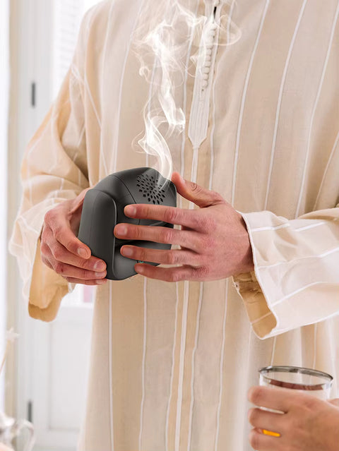 KKF, Portable Electronic Rechargeable Rotational Bukhoor Incense Burner