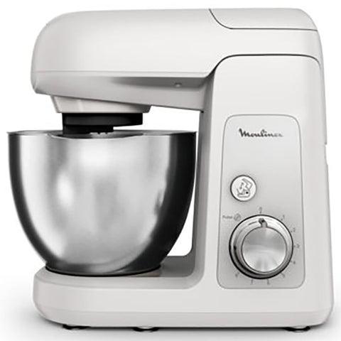 Moulinex Kitchen Machine 1100 Watts 8 Speeds, Grey - QA521B27