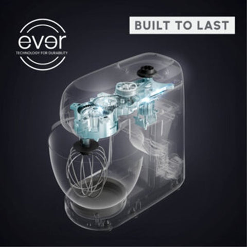 Moulinex Kitchen Machine 1100 Watts 8 Speeds, Grey - QA521B27