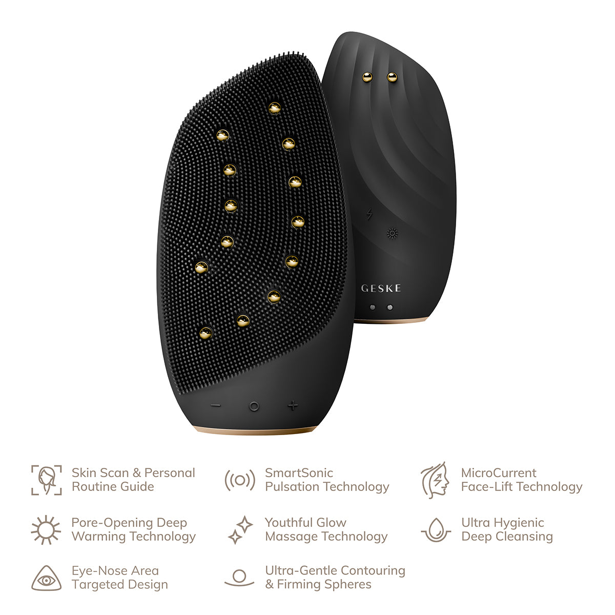 Sonic Thermo Facial Brush & Face lifter - 8 in 1