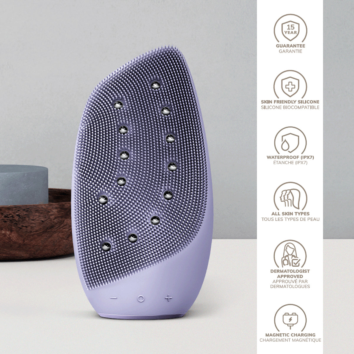 Sonic Thermo Facial Brush & Face lifter - 8 in 1