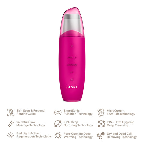 MicroCurrent Skin Scrubber Blackhead Remover - 9 in 1