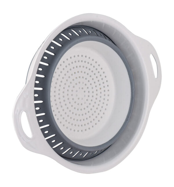 Plast Art Foldable Round Strainer with 2 Handles 30*10cm