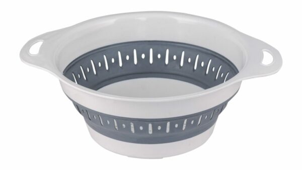 Plast Art Foldable Round Strainer with 2 Handles 30*10cm