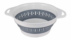 Plast Art Foldable Round Strainer with 2 Handles 30*10cm