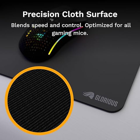 Glorious, Mouse Pad 2 GLED - XL Extended - Black