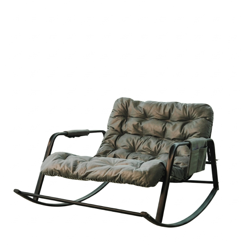 SOMA Cloud Lounge Rocking Chair – Gray