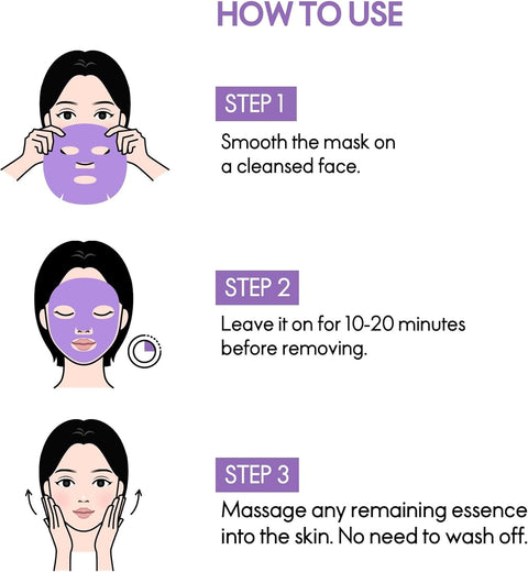 Korean ELLE Youth Boosting Serum Mask – Anti-Aging, Hydrating, Brightening & Firming Face Mask – Infused with Peptides, Hyaluronic Acid, and Niacinamide for Youthful Skin- 4 Packs