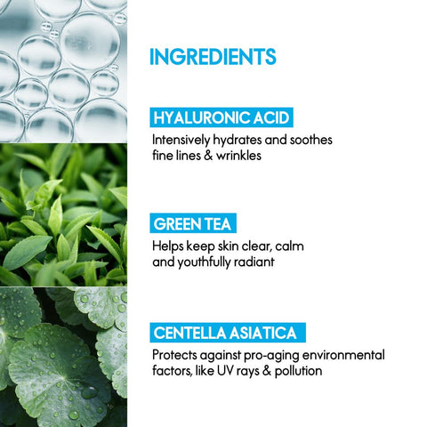 Korean ELLE Anti-Aging Hyaluron Moisture Mask 3-Step Care Kit - Hydrating Ampoule, Moisture-Boosting Mask, Night Cream - Deep Hydration, Skin Firming, Wrinkle Reduction, All Skin Types