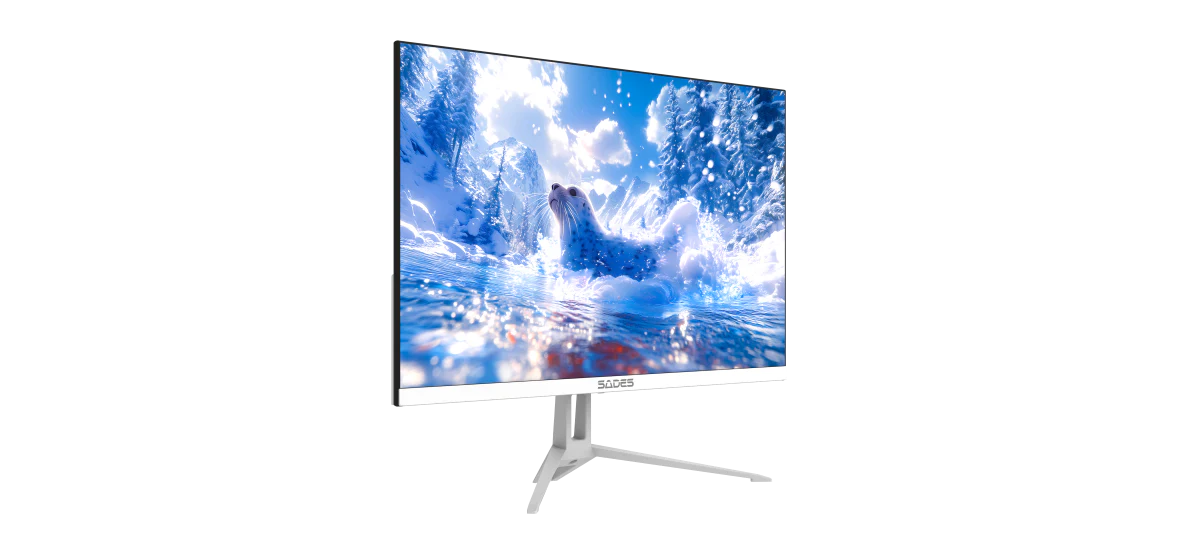 Sades ST-Seal SA-F01F22W, 22" FHD 1920x1080, 120Hz, IPS, Flat Gaming Monitor - White