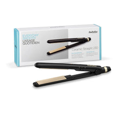 Babyliss Ultimate Styling Bundle: 25mm Ceramic Straightener + 2000W Hair Dryer (Black)