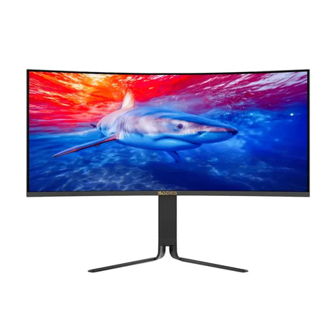 Sades BL-Shark 34" WQHD (3440x1440) 165Hz Refresh Rate, 0.5 Response Time, HDMI 2.1, VA Curved Gaming Monitor - Black