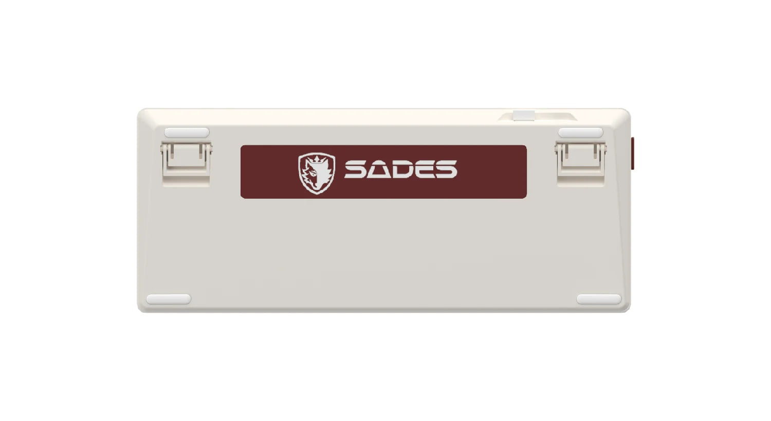 Sades Phantom Wolf 75 Ultra Compact 75% Tri Mode connection Mechanical Keyboard With Premium Aluminum Knob - Bordeaux Red