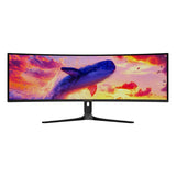 مجموعة : شاشة ألعاب SADES SP-Whale (SA-C01U49) المنحنية مقاس 49 بوصة بتقنية OLED ودقة Dual QHD مع مجموعة ملحقات ألعاب الكمبيوتر Gamax GM-204 (4 في 1) التي تشمل لوحة مفاتيح ميكانيكية باللغة العربية 