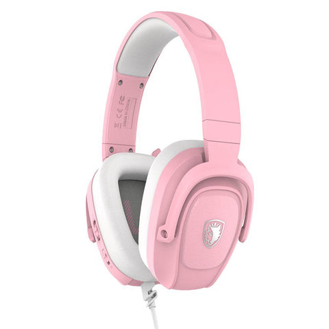 Sades SA-732 Zpower Multiplatform Gaming Headset - Pink