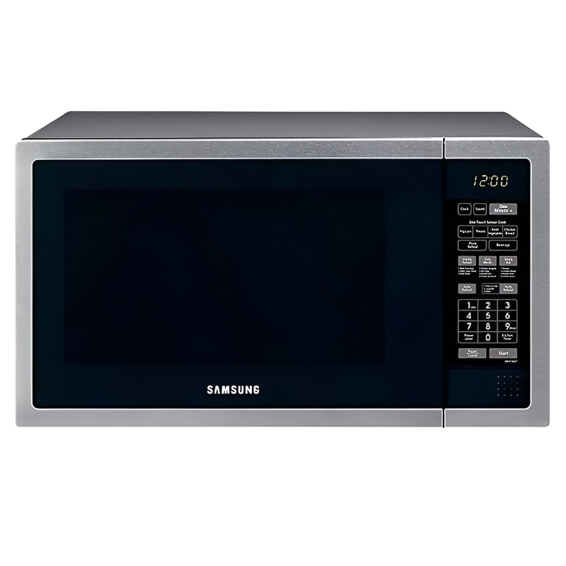Samsung, 55L Solo Microwave Oven, 1000W with LED Display & Ceramic Enamel – Silver