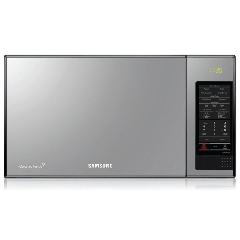 Samsung, Microwave Oven Solo 40L, 1000W with Ceramic Enamel & LED Display – Silver